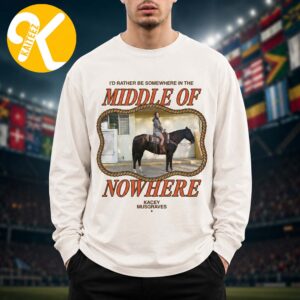Kacey Musgraves Merch Middle Of Nowhere Tour 2026 Horse Unisex Longsleeve