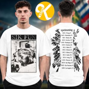 Ken Carson Merch Xperiment Tour 2026 Sik Fun Tour Dates Two Sided Unisex T-Shirt
