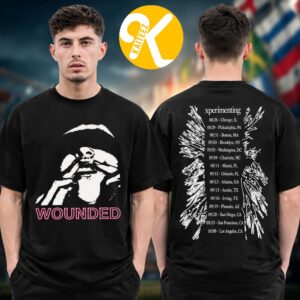 Ken Carson Merch Xperiment Tour 2026 Wounded Two Sided Unisex T-Shirt