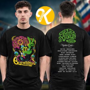 King Gizzard And The Lizard Wizard Merch Field of Vision II Festival 2026 Event Poster Line Up Two Sided Unisex T-Shirt