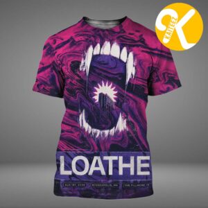 Loathe Band Minneapolis MN Event Poster At The Fillmore In Minneapolis MN On August 1 2026 All Over Print Shirt