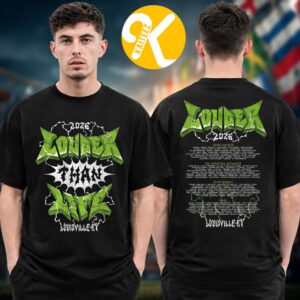 Louder Than Life Festival 2026 Merch At Kentucky Expo Center In Louisville KY On September 17 18 19 20 2026 Banger Line Up Two Sided Unisex T-Shirt