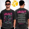 Louder Than Life Festival 2026 Merch At Kentucky Expo Center In Louisville KY On September 17 18 19 20 2026 Blue Panther Line Up Two Sided Washed T-Shirt