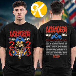Louder Than Life Festival 2026 Merch At Kentucky Expo Center In Louisville KY On September 17 18 19 20 2026 Eternia Line Up Two Sided Unisex T-Shirt
