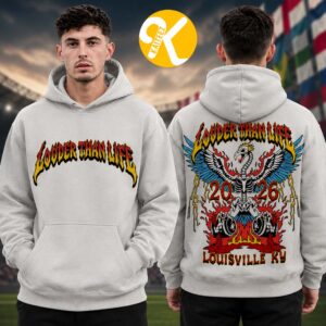 Louder Than Life Festival 2026 Merch At Kentucky Expo Center In Louisville KY On September 17 18 19 20 2026 Fire Phoenix Two Sided Unisex Hoodie