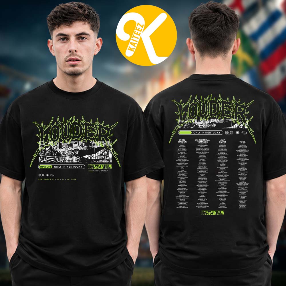 Louder Than Life Festival 2026 Merch At Kentucky Expo Center In Louisville KY On September 17 18 19 20 2026 Headlines Line Up Two Sided Unisex T-Shirt Louder Than Life Festival 2026 Merch At Kentucky Expo Center In Louisville KY On September 17 18 19 20 2026 Headlines Line Up Two Sided Unisex T-Shirt