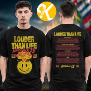 Louder Than Life Festival 2026 Merch At Kentucky Expo Center In Louisville KY On September 17 18 19 20 2026 Killer Smile Line Up Two Sided Unisex T-Shirt