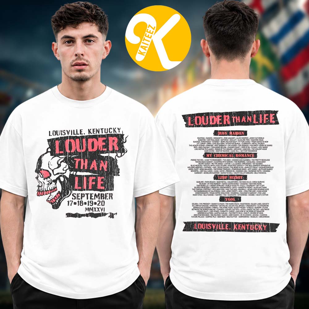Louder Than Life Festival 2026 Merch At Kentucky Expo Center In Louisville KY On September 17 18 19 20 2026 Loud Mouth Line Up Two Sided Unisex T-Shirt Louder Than Life Festival 2026 Merch At Kentucky Expo Center In Louisville KY On September 17 18 19 20 2026 Loud Mouth Line Up Two Sided Unisex T-Shirt