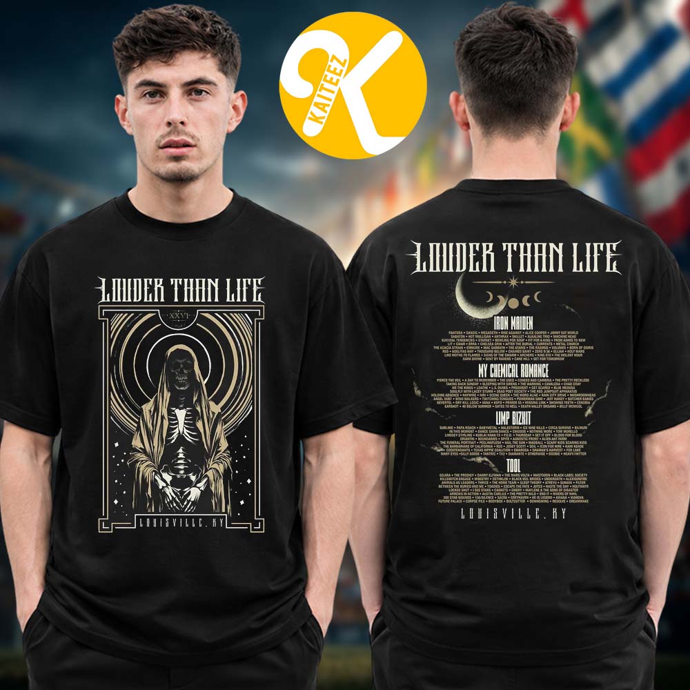 Louder Than Life Festival 2026 Merch At Kentucky Expo Center In Louisville KY On September 17 18 19 20 2026 Night Wish Line Up Two Sided Unisex T-Shirt Louder Than Life Festival 2026 Merch At Kentucky Expo Center In Louisville KY On September 17 18 19 20 2026 Night Wish Line Up Two Sided Unisex T-Shirt