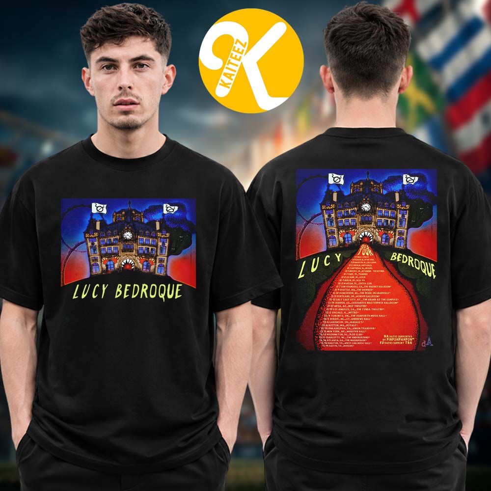 Lucy Bedroque 003 Tour 2026 Europe North America Tour Dates Two Sided Unisex T-Shirt Lucy Bedroque 003 Tour 2026 Europe North America Tour Dates Two Sided Unisex T-Shirt
