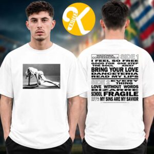 Madonna Merch Confessions II Dance Floor Two Sided Unisex T-Shirt