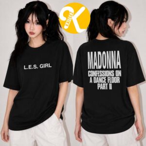Madonna Merch LES Girl Two Sided Unisex T-Shirt
