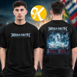 Megadeth Break Out Hibernation Of The Nations Spring Tour 2027 Tour Dates Two Sided Unisex T-Shirt