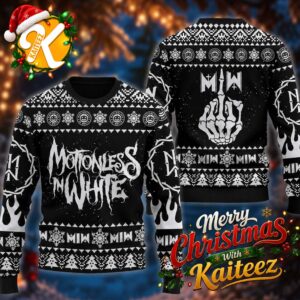Motionless In White Best Give For Holidays Christmas Ugly Sweater