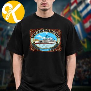 Mumford And Sons Gilford NH Event Poster At Banknh Pavilion In Gilford NH On August 15 2026 Unisex T-Shirt