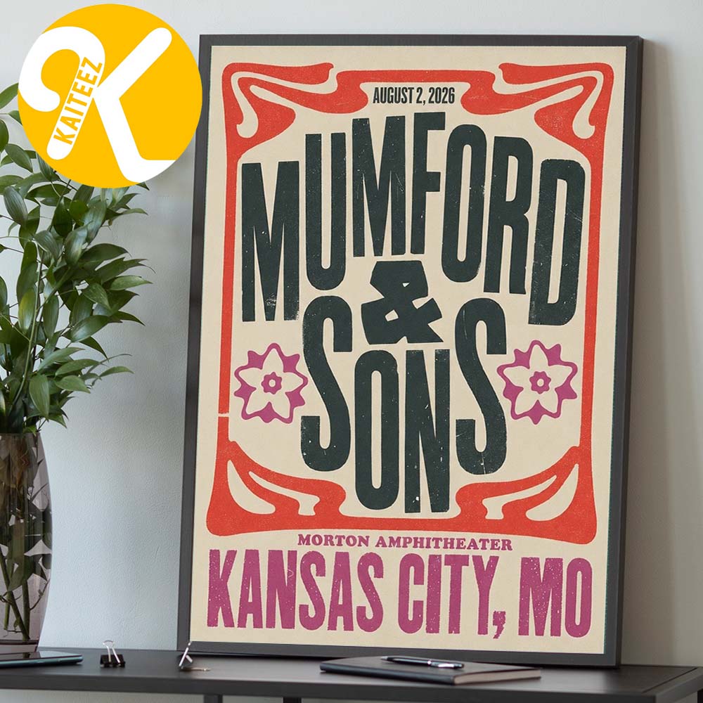 Mumford And Sons Kansas City MO Event Poster At Morton Amphitheater In Kansas City MO On August 2 2026 Home Decor Poster Canvas Mumford And Sons Kansas City MO Event Poster At Morton Amphitheater In Kansas City MO On August 2 2026 Home Decor Poster Canvas