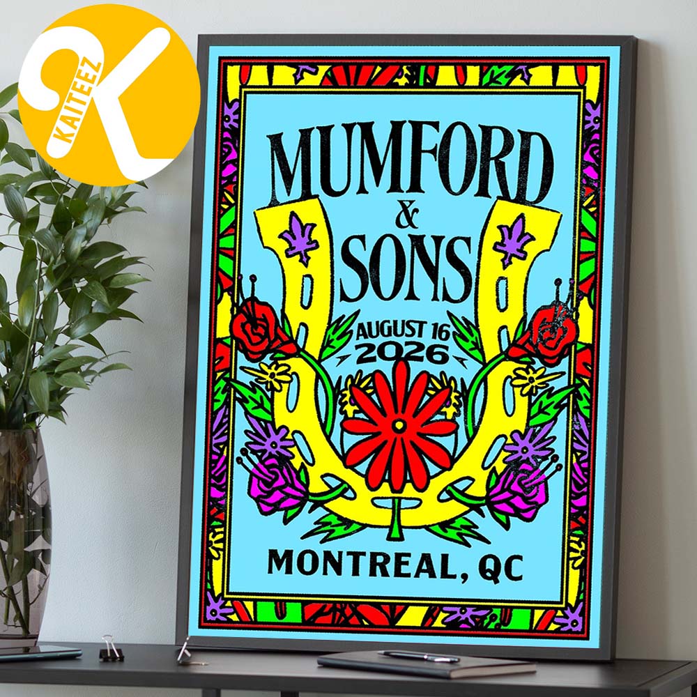 Mumford And Sons Montreal QC Event Poster At Lasso Festival In Montreal QC On August 16 2026 Home Decor Poster Canvas Mumford And Sons Montreal QC Event Poster At Lasso Festival In Montreal QC On August 16 2026 Home Decor Poster Canvas