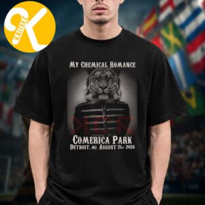 My Chemical Romance MCR x Detroit Tiger At Comerica Park In Detroit MI On August 21 2026 Unisex T-Shirt