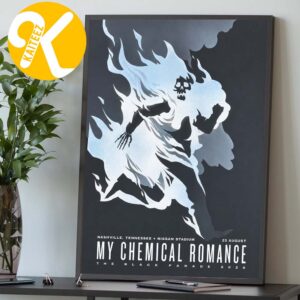 My Chemical Romance Nashville TN Event Poster At Nissan Stadium In Nashville TN On August 13 2026 Home Decor Poster Canvas