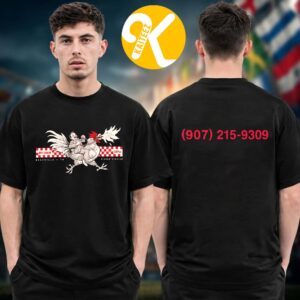 My Chemical Romance Nashville TN Exclusive Event Tee At Nissan Stadium In Nashville TN On August 13 2026 Rooster Rider Two Sided Unisex T-Shirt