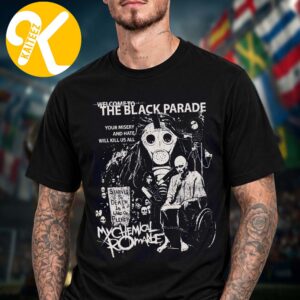 My Chemical Romance San Diego Exclusive Event Tee At Petco Park In San Diego CA On August 30 2026 Welcome To The Black Parade Unisex T-Shirt