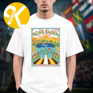 Noah Kahan Pasadena CA Event Poster At Rose Bowl In Pasadena CA On August 15 2026 Unisex T-Shirt