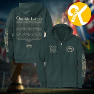 Outside Lands Festival 2026 Merch Event Tee At Golden Gate Park In San Francisco CA On August 7-9 2026 Park Line Up Zip Up Hoodie