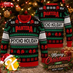 Pantera Psycho Holiday Best Gift For Christmas Day Ugly Sweater