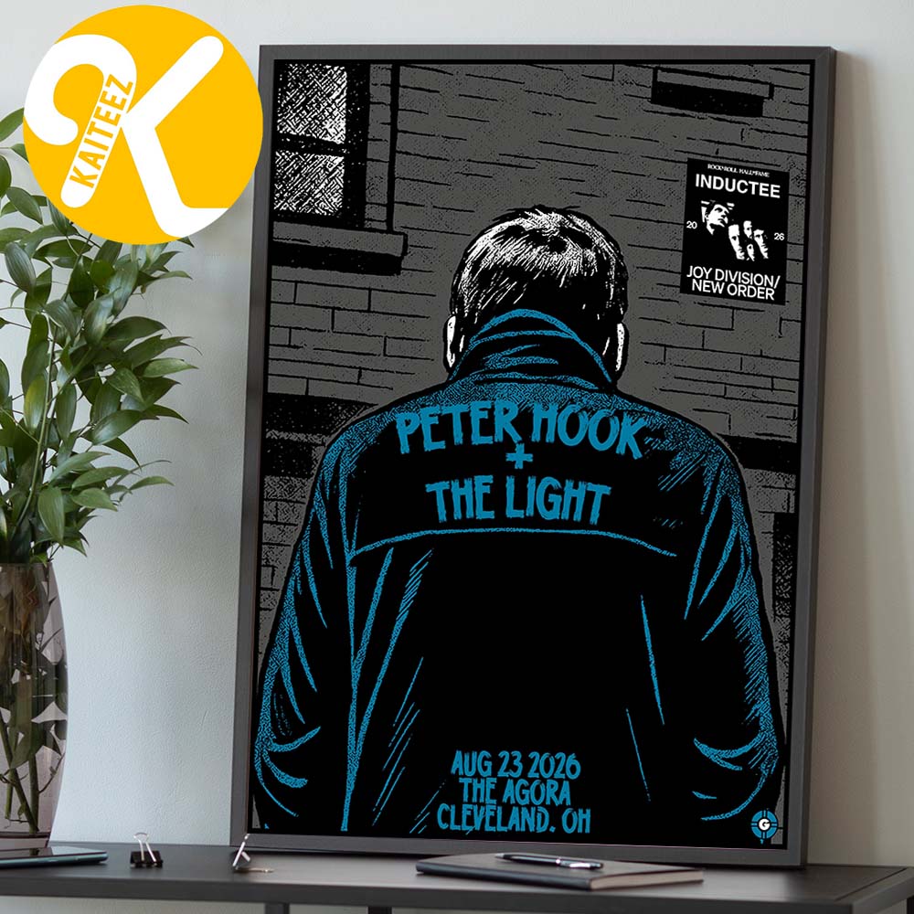 Peter Hook And The Light Cleveland OH Event Poster At The Agora In Cleveland OH On August 23 2026 Home Decor Poster Canvas Peter Hook And The Light Cleveland OH Event Poster At The Agora In Cleveland OH On August 23 2026 Home Decor Poster Canvas