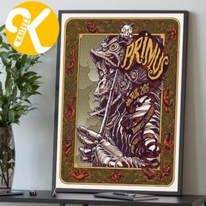 Primus Budapest Hungary Event Poster At Barba Negra Red Stage In Budapest Hungary On August 4 2026 Home Decor Poster Canvas