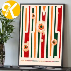 Primus Event Poster 2 Night Germany Dates In Frankfurt And Cologne On August 10 11 2026 Home Decor Poster Canvas
