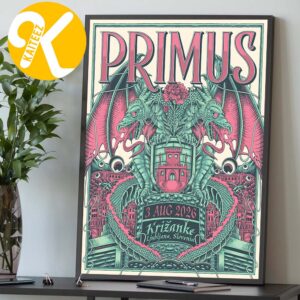 Primus Ljubljana Slovenia Event Poster At Krizanke In Ljubljana Slovenia On August 3 2026 Home Decor Poster Canvas
