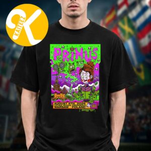 Primus Warsaw Poland Event Poster At Letnia Scena Progresji In Warsaw Poland On August 6 2026 Unisex T-Shirt