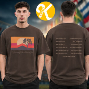 Queens Of The Stone Age QOTSA Merch Desert Sun 2026 Tour Dates Two Sided Unisex T-Shirt