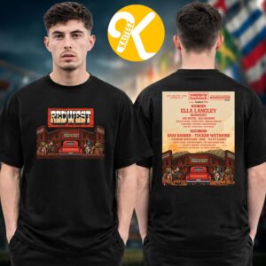 Redwest Festival 2026 In Salt Lake City Utah On October 16 17 2026 Line Up Two Sided Unisex T-Shirt