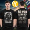 Rob Zombie Merch Freaks On Parade Tour 2026 Circle Star Tour Dates Two Sided Unisex T-Shirt