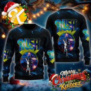 Rush Cosmic Star Album Cover Chrismas Ugly Sweater
