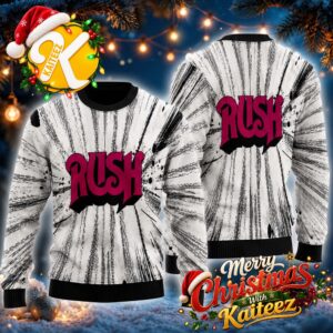 Rush Debut Logo Album Cover Chrismas Ugly Sweater