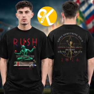 Rush Detroit MI Event Tee At Little Caesars Arena In Detroit MI On August 26 28 2026 Two Sided Unisex T-Shirt