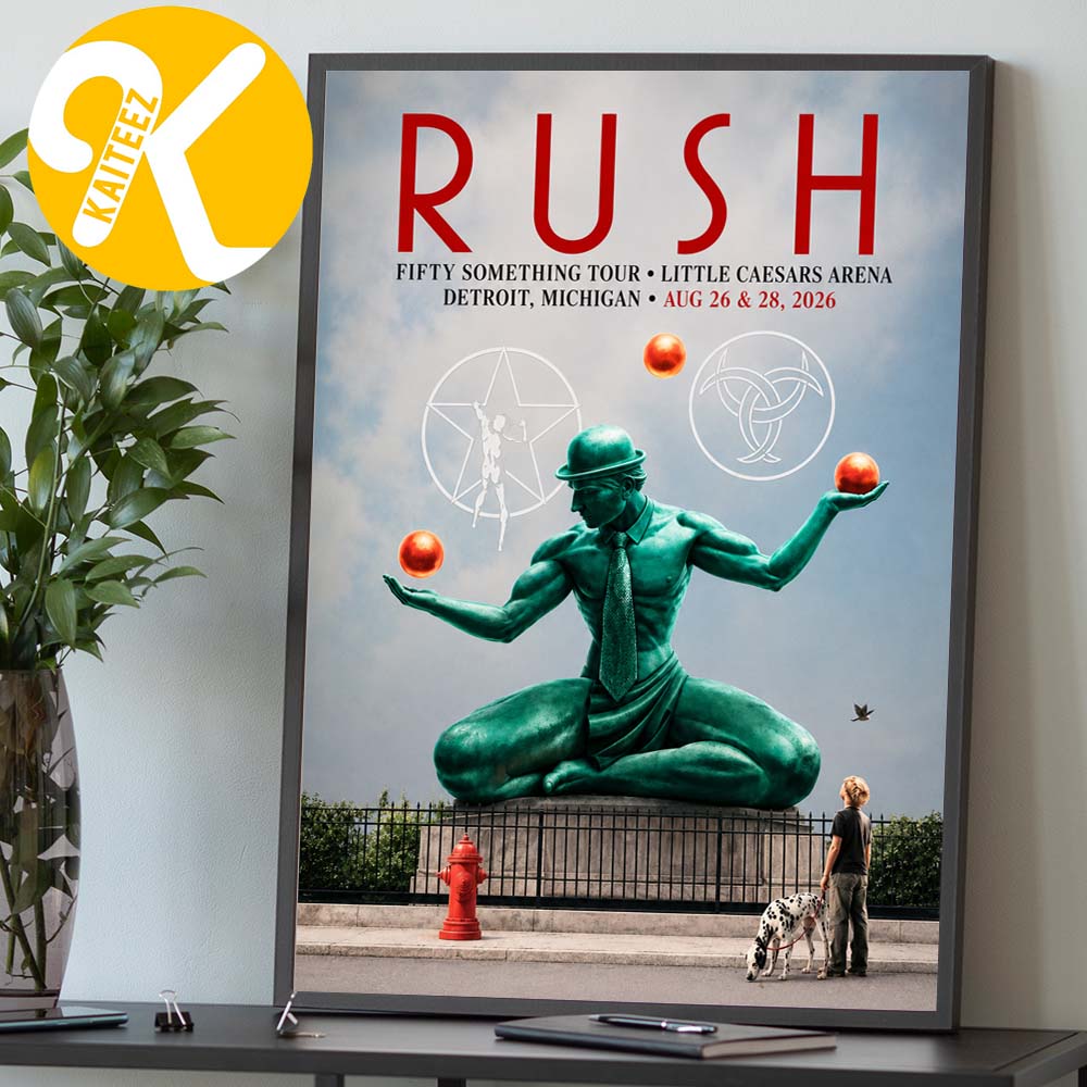 Rush Detroit Michigan Event Poster At Little Caesars Arena In Detroit Michigan On August 26 28 2026 Home Decor Poster Canvas Rush Detroit Michigan Event Poster At Little Caesars Arena In Detroit Michigan On August 26 28 2026 Home Decor Poster Canvas