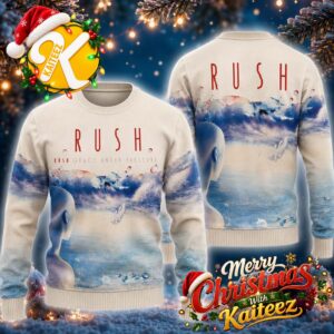Rush Grace Under Pressure Album Cover Chrismas Ugly Sweater