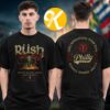 Jonas Brothers New York Pop Up Merch Burning Up All Over Again Tour 2026 Red Dress Statue Of Liberty Two Sided Unisex T-Shirt