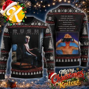 Rush Power Windown Album Cover Chrismas Ugly Sweater
