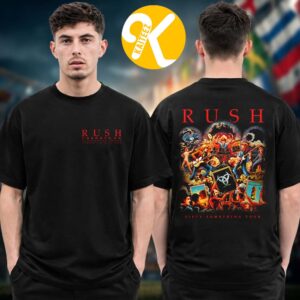 Rush Toronto ON Canada Event Pop Up Shop Moving New Picture Two Sided Unisex T-Shirt
