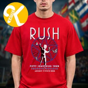 Rush Toronto ON Canada Event Pop Up Shop Red Pop Up Event Unisex T-Shirt