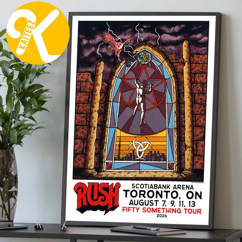 Rush Toronto ON Canada Event Pop Up Shop Stained Glass To Event Litho Home Decor Poster Canvas Rush Toronto ON Canada Event Pop Up Shop Stained Glass To Event Litho Home Decor Poster Canvas