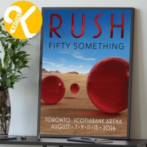 Rush Toronto ON Canada Event Pop Up Shop Toronto Spheres Event Litho Home Decor Poster Canvas