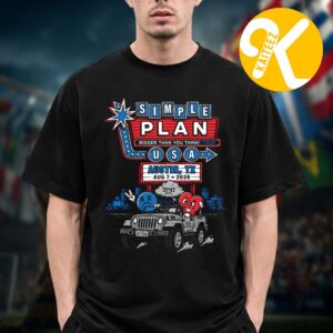 Simple Plan Austin TX Event Tee At Moody Amphitheater At Waterloo Park In Austin TX On August 7 2026 Unisex T-Shirt