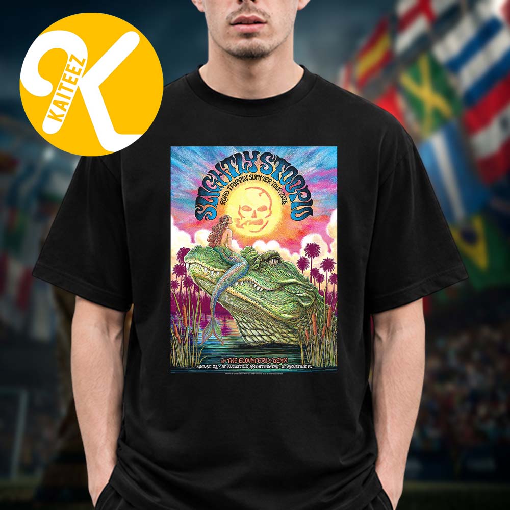 Slightly Stoopid St Augustine FL Event Poster At St Augustine Amphitheatre In St Augustine FL On August 23 2026 Unisex T-Shirt Slightly Stoopid St Augustine FL Event Poster At St Augustine Amphitheatre In St Augustine FL On August 23 2026 Unisex T-Shirt