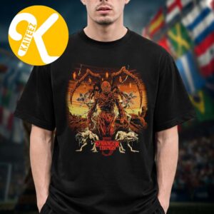 Stranger Things 5 Merch Universal Studios Halloween Horror Nights Key Art Unisex T-Shirt